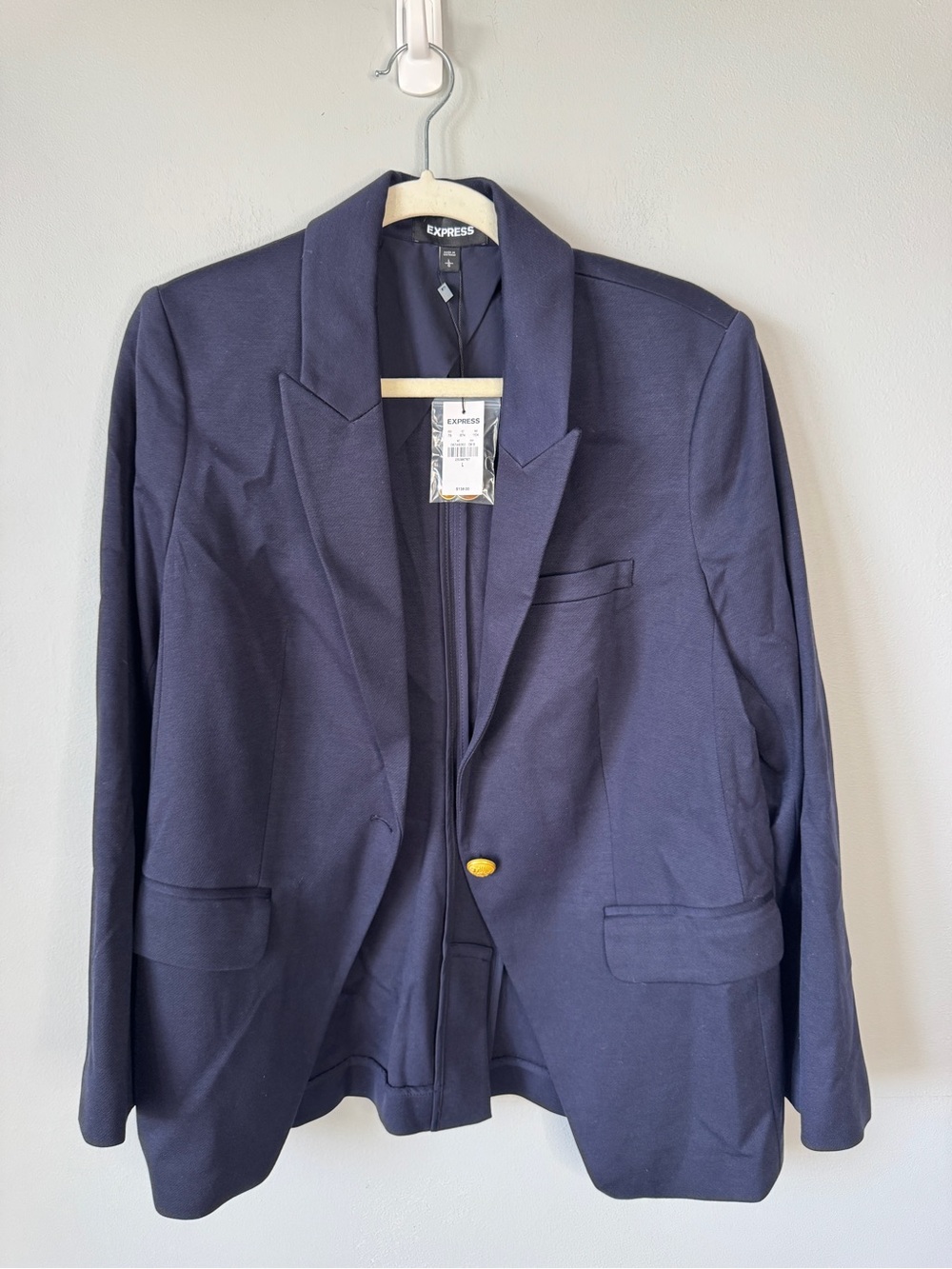 Express Navy Single-Button Women's Blazer